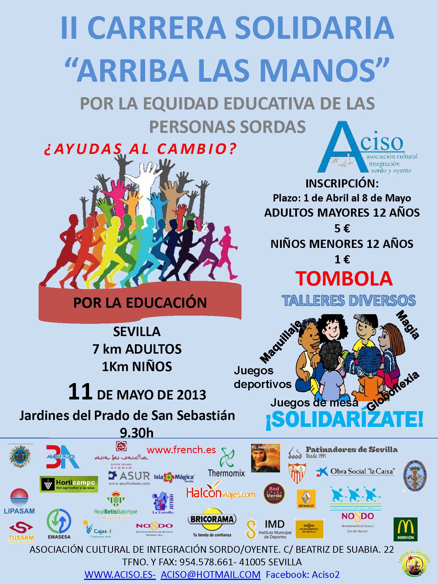 CARTEL ACTUALIZADO carrera arriba las manos