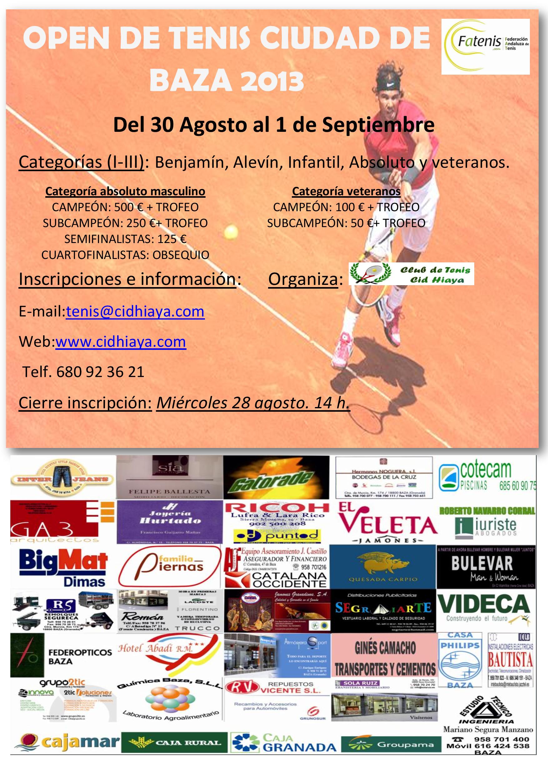open de tenis 2013