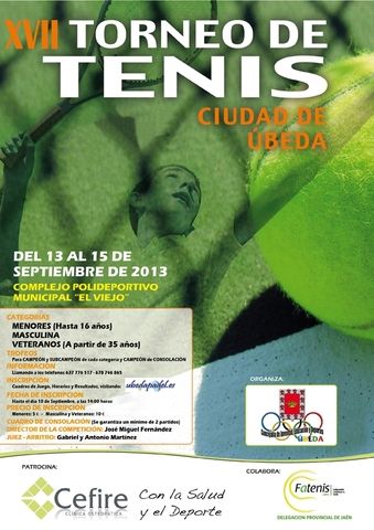 XVII TORNEO TENIS CIUDAD DE UBEDA