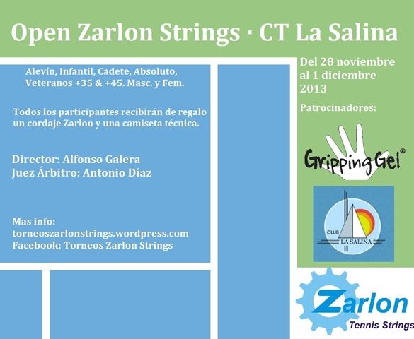 Cartel Zarlon Strings La Salina