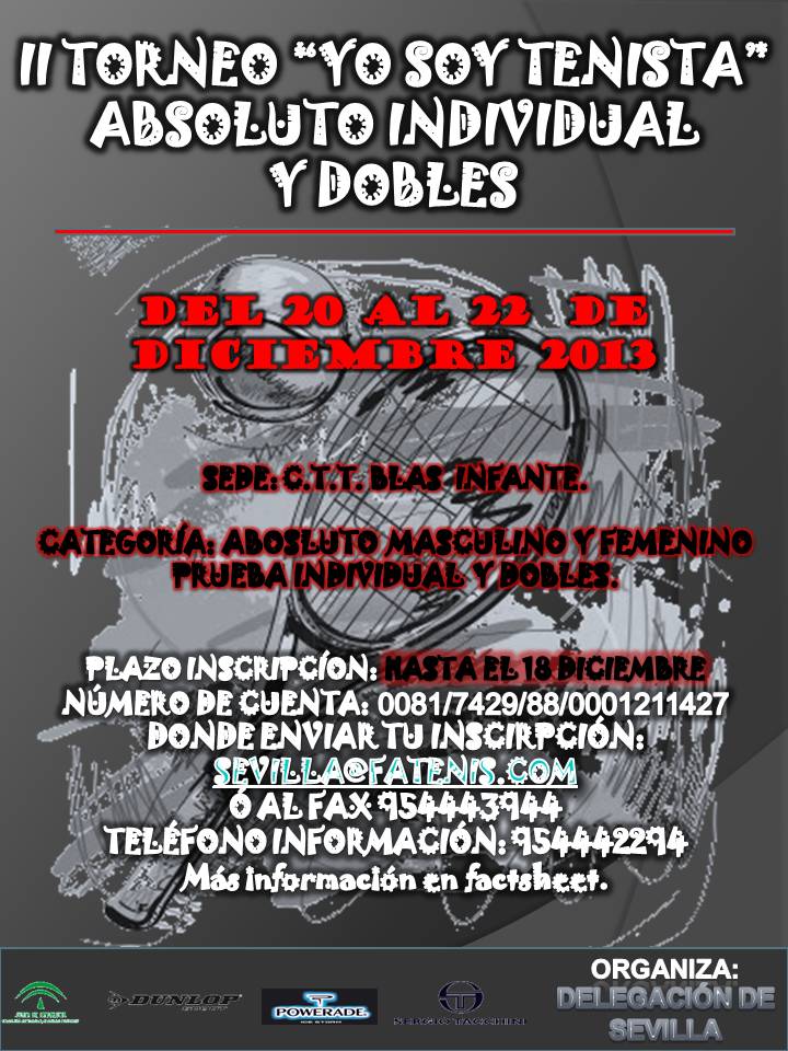 cartel yo soy tenista final