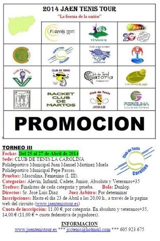 2014 JTT-TORNEO 5-NIVEL 2-PROMOCION
