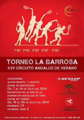 TORNEO LA BARROSA XVII CIRCUITO ANDALUZ DE VERANO