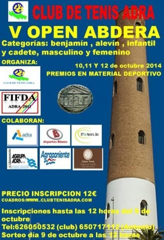 cartel open abdera 2014