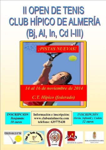 II open de tenis Club Hipico 2014