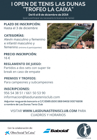 Cartel I Open La Caixa