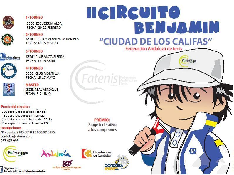 CARTEL CIRCUITO BENJAMIN
