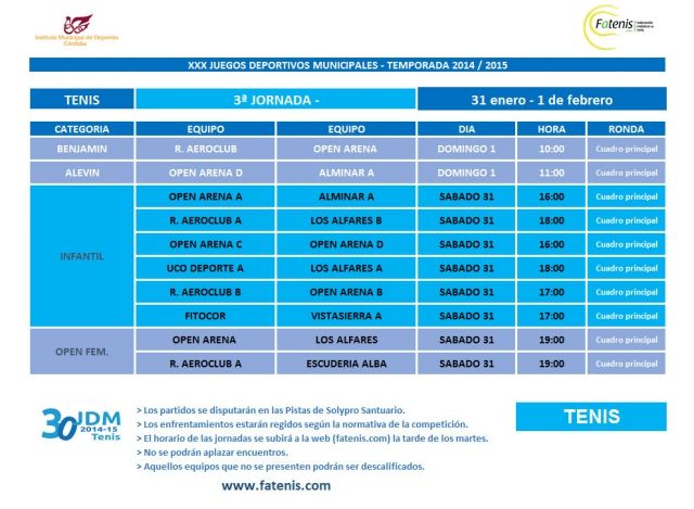 3ª jornada.-