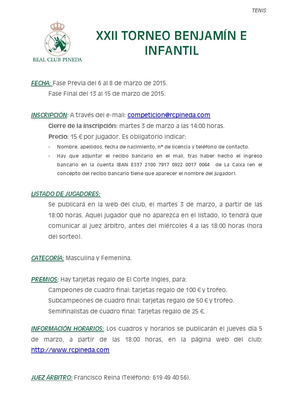 Cartel pineda