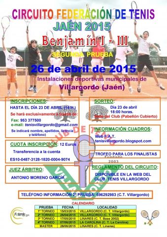 Cartel Circuito Benjamin-II Prueba