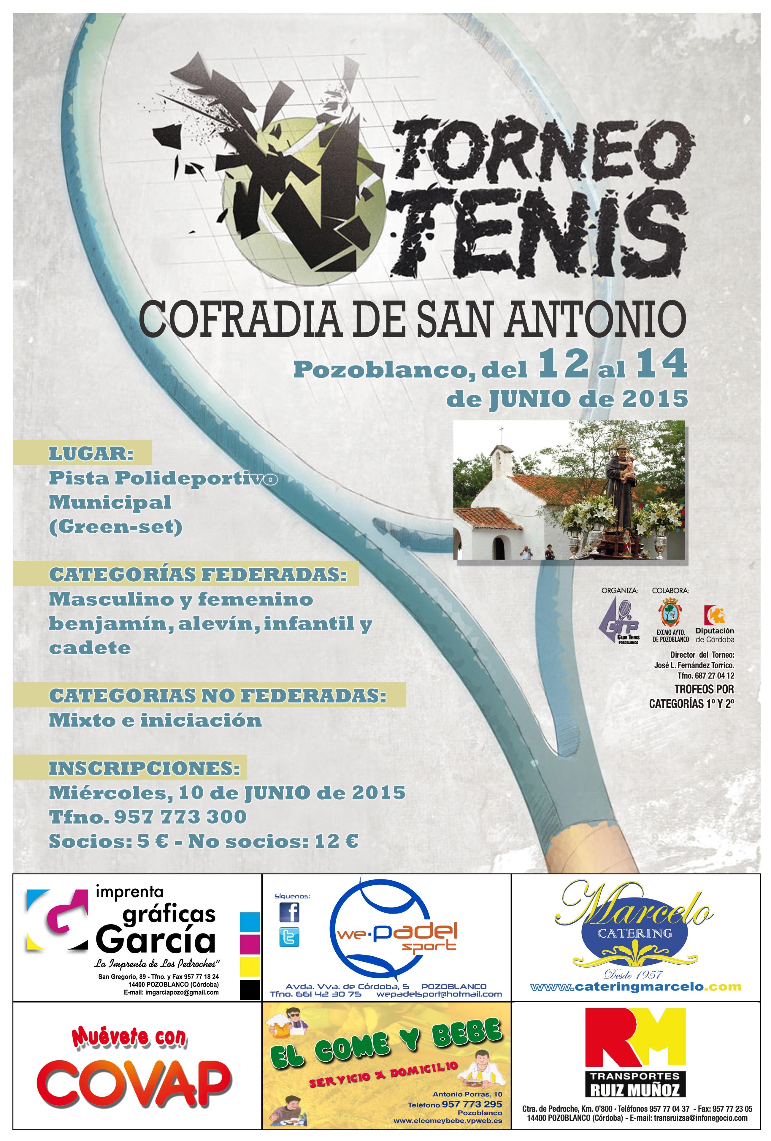 CARTEL TORNEO FIN DE ESCUELA SAN ANTONIO