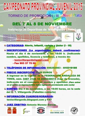 CARTEL Provincial Juvenil 15 copia
