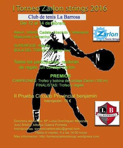 cartel I Torneo 2016-circuito benjamin