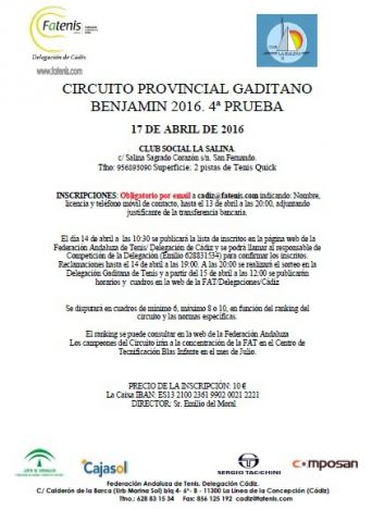 CIRCUITO BENJAMIN 4