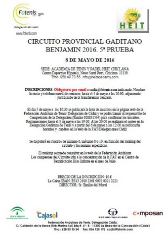 5 prueba convocatoria