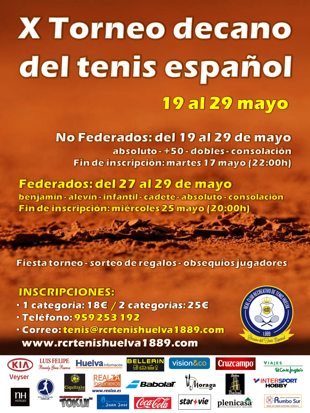 cartel decano tenis