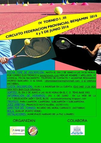 Cartel IV Torneo Cto Fed Benjamin