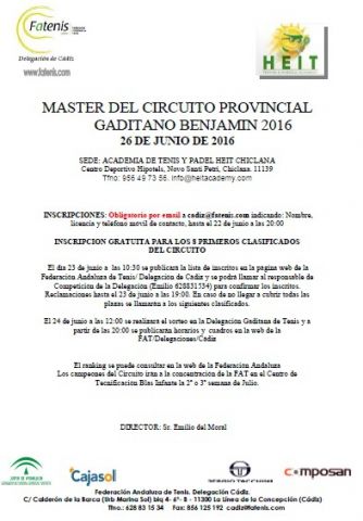 master CB 2016