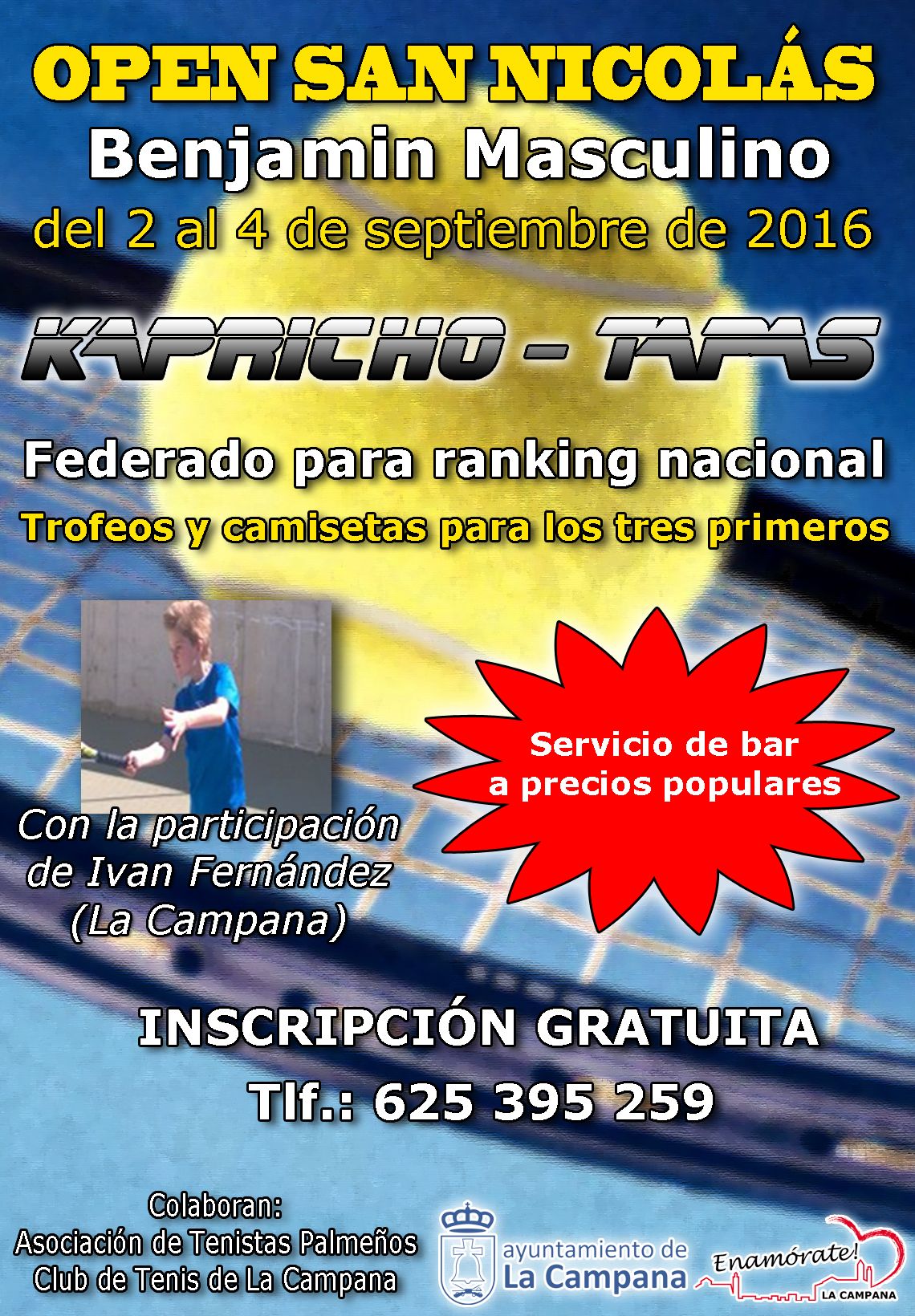 cartel kaprichotapas
