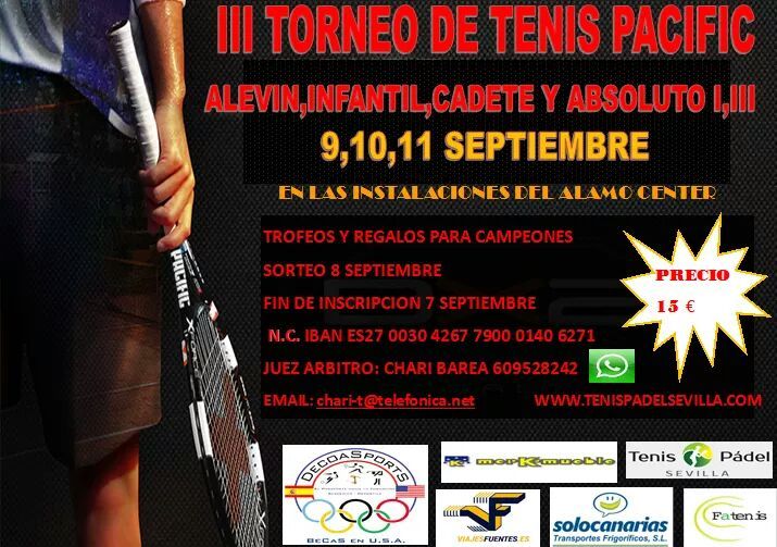 cartel torneo pacific septiembre