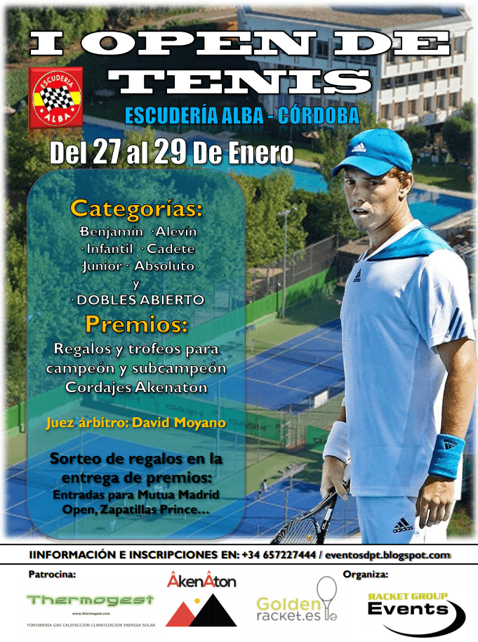 CARTEL I OPEN DE INVIERNO ESCUDERIA ALBA