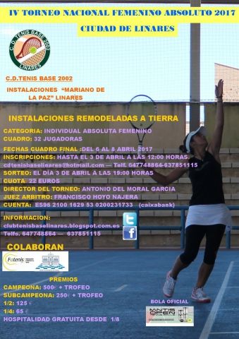 NUEVO CARTEL TORNEO FEMENINO 2017