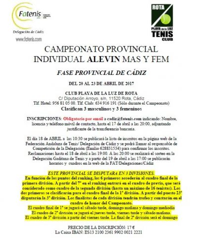 PROV ALEVIN 2017