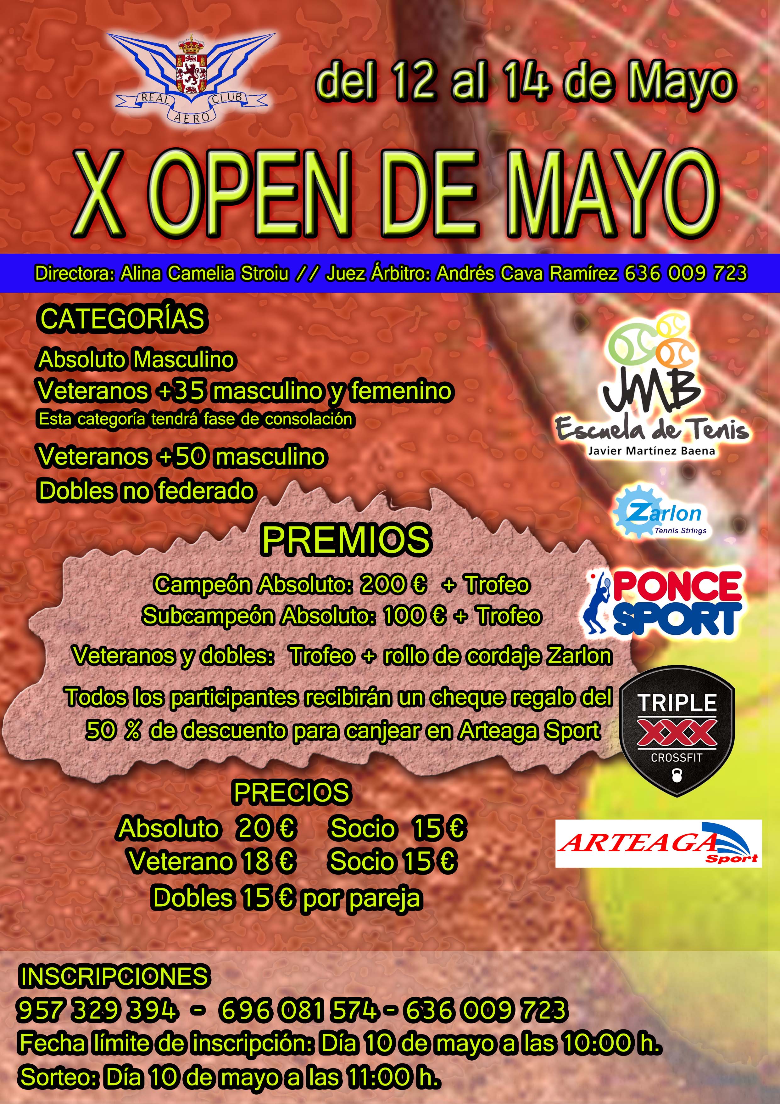 OPEN DE TENIS MAYO 2017