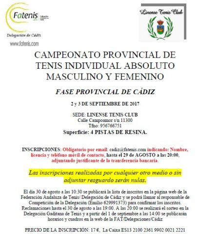 convocatoria absoluto 2017