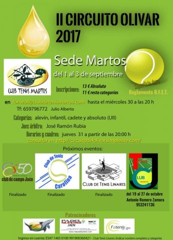II Circuito Olivar-Torneo Sede Martos