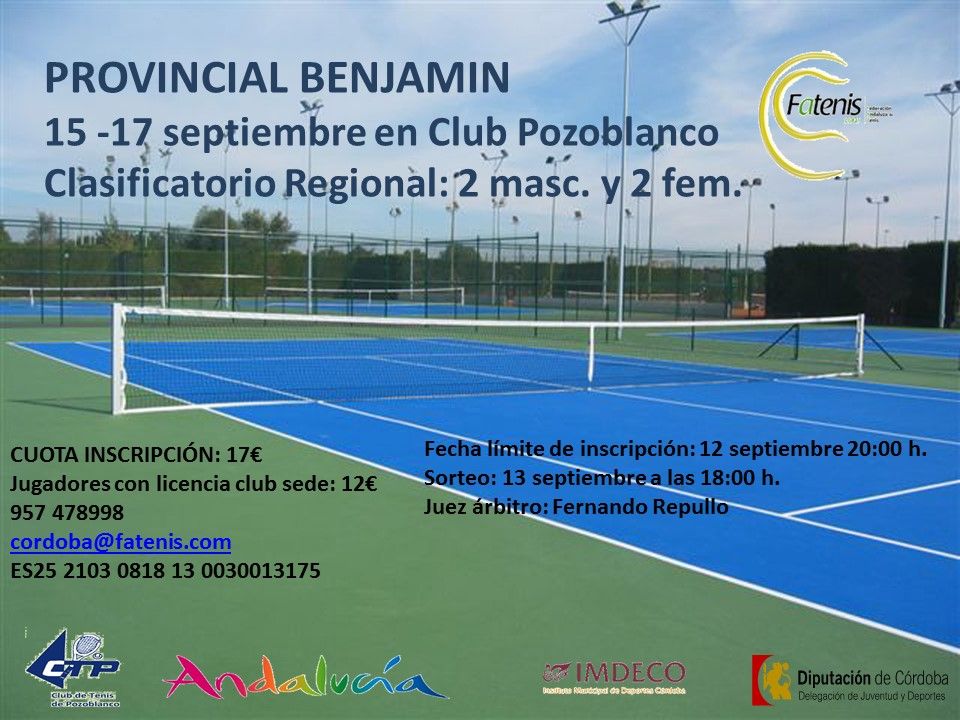 PROVINCIAL BENJAMIN 2017