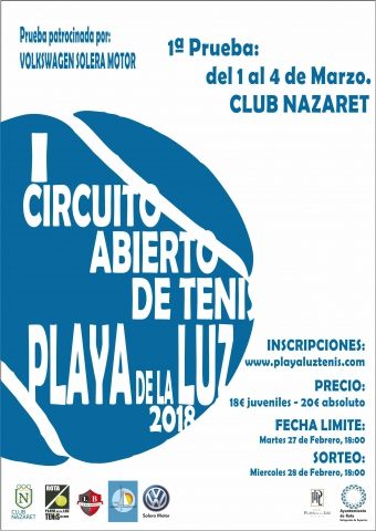 I CIRCUITO ABIERTO DE TENIS PLAYA LUZ 1 Prueba