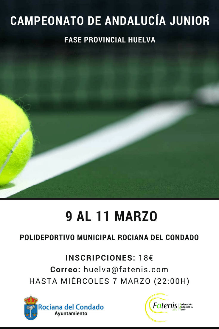 campeonato de andalucia juniorfase provincial huelva