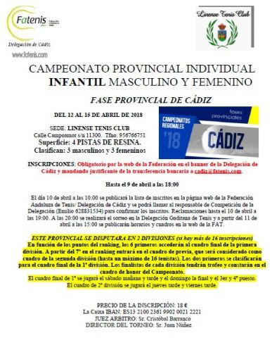 infantil 2018