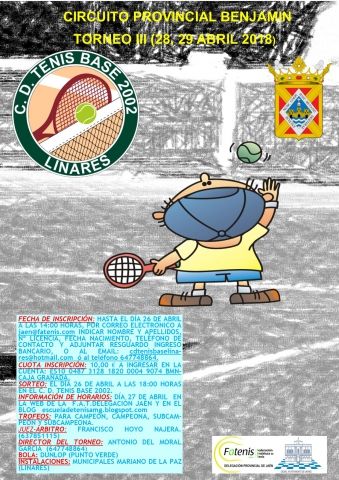 cartel circuito benjamin 2018-torneo 3