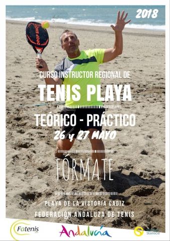 cartel instructor tenisplaya mayo 2018