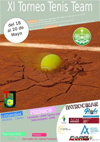 XI TORNEO TENIS TEAM