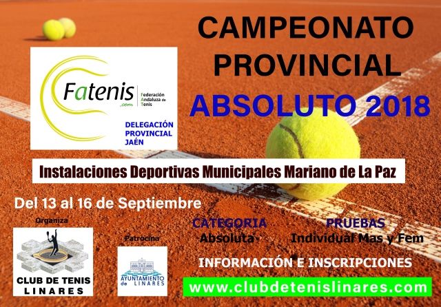 CARTEL CAMPEONATO PROVINCIAL ABSOLUTO 2018