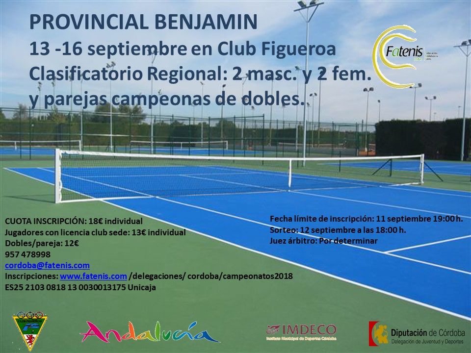 PROVINCIAL BENJAMIN 2018