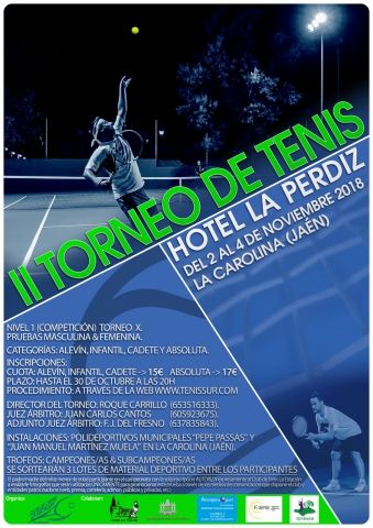 Cartel II Torneo Hotel La Perdiz