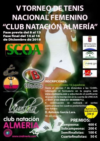 V Torneo de Tenis Nacional Femenino CNA