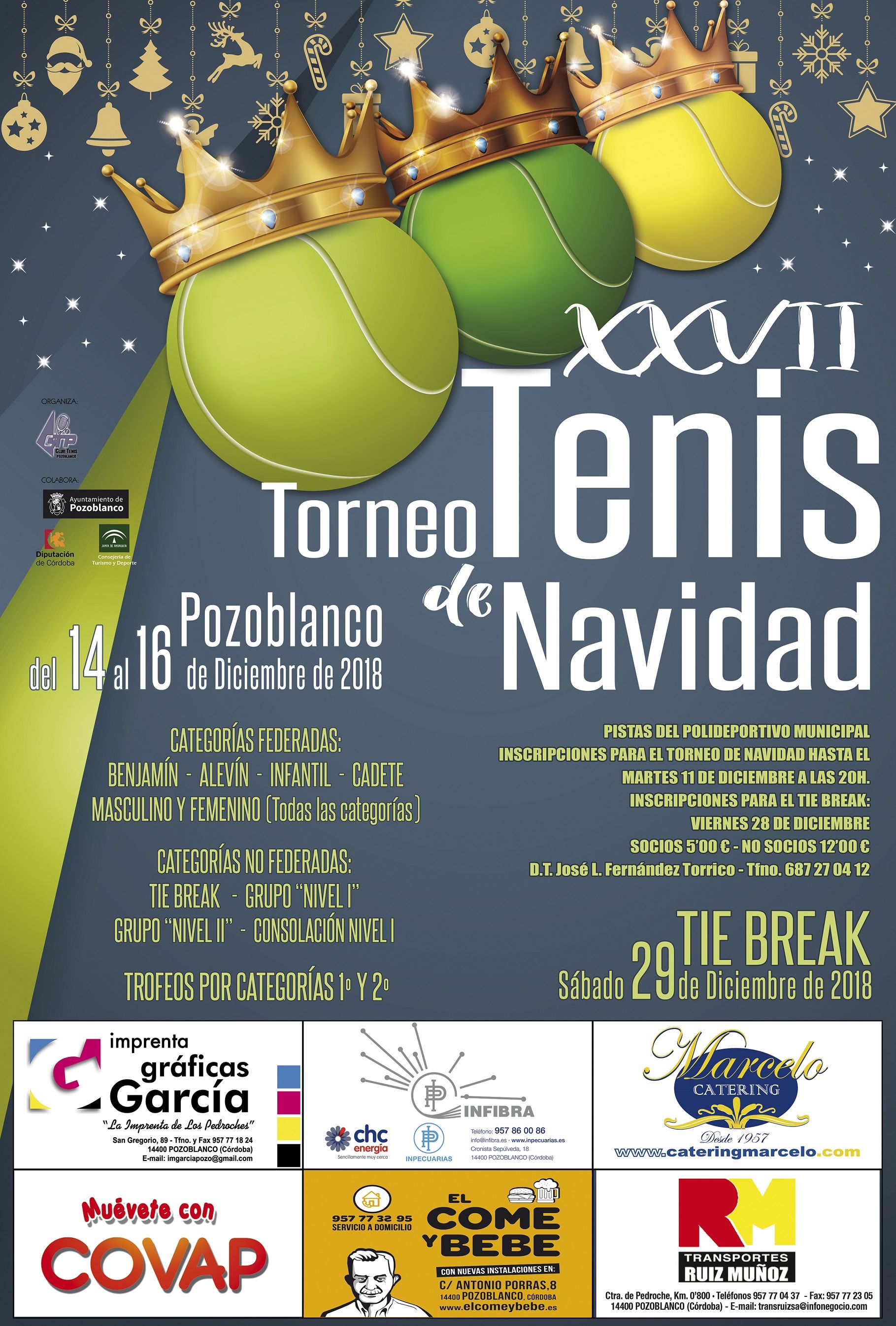 cartel torneo navidad 2018