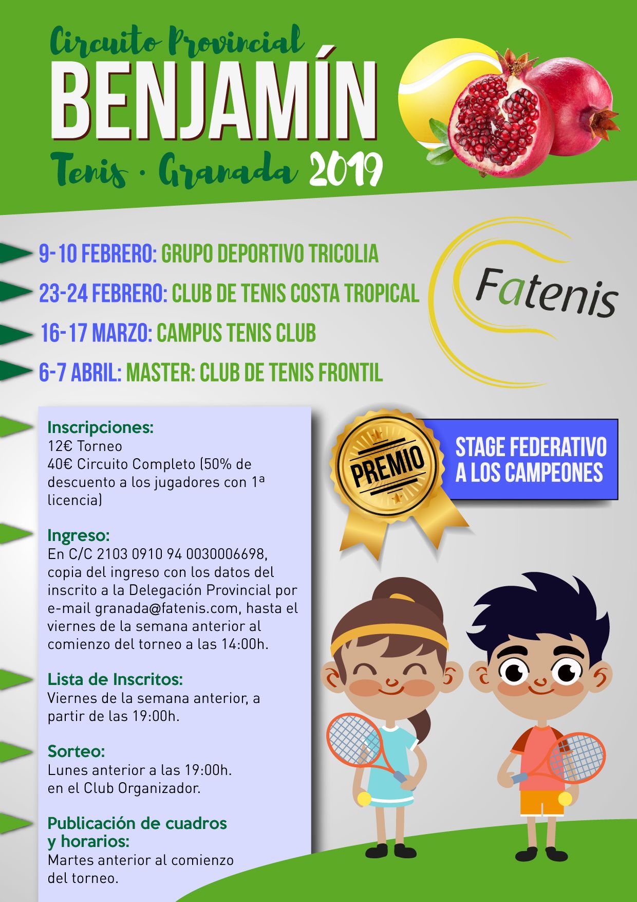 CIRCUITO PROVINCIAL BENJAMIN 2019