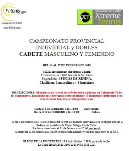 cadete 2019