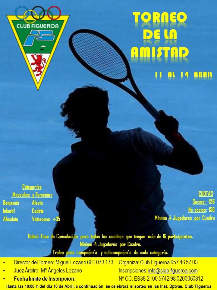 TORNEO DE LA AMISTAD 2.019