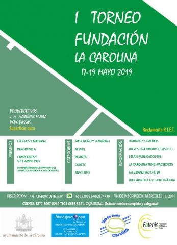CARTEL I TORNEO FUNDACION LA CAROLINA
