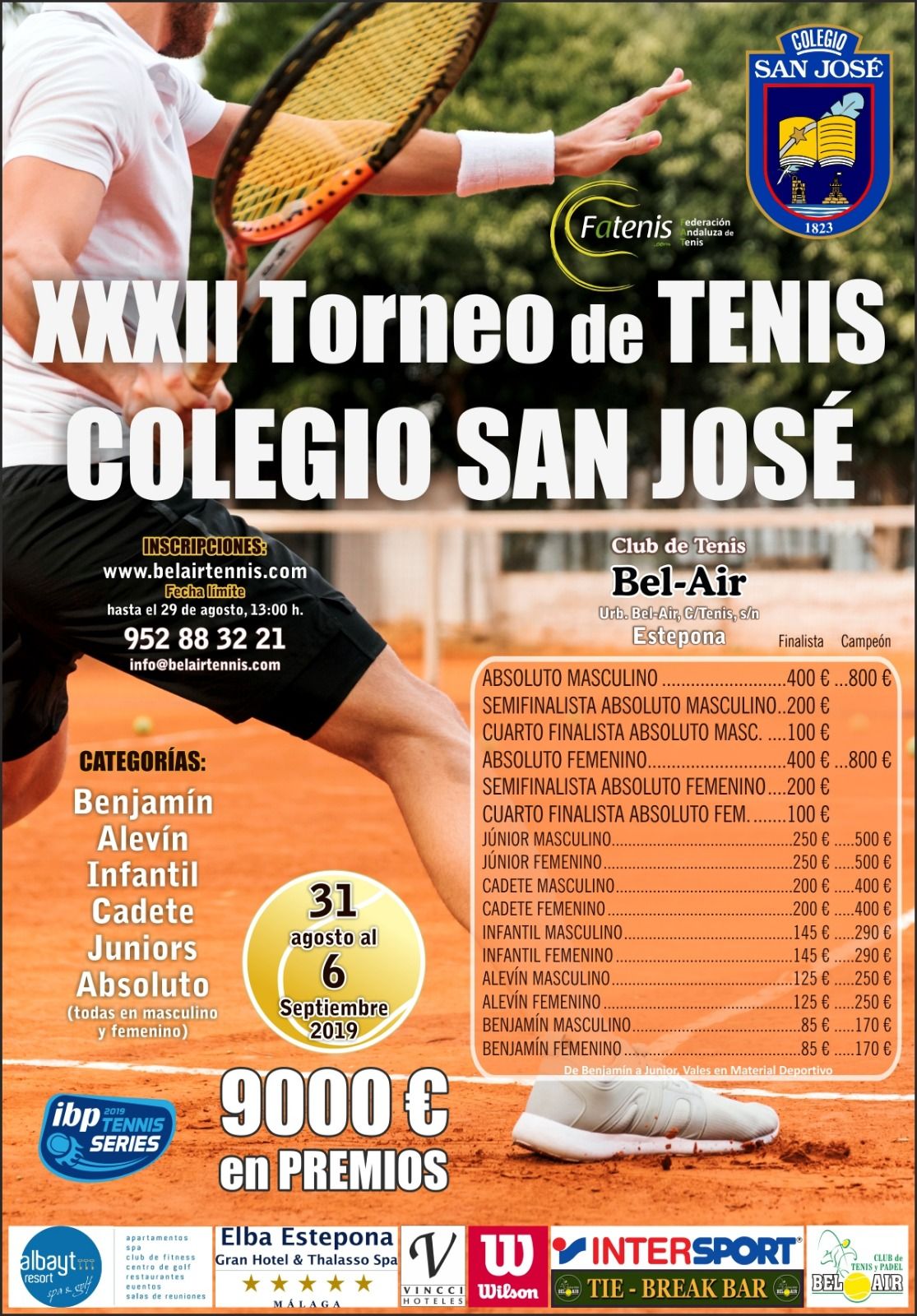 Cartel XXXII Torneo Colegio San Jose