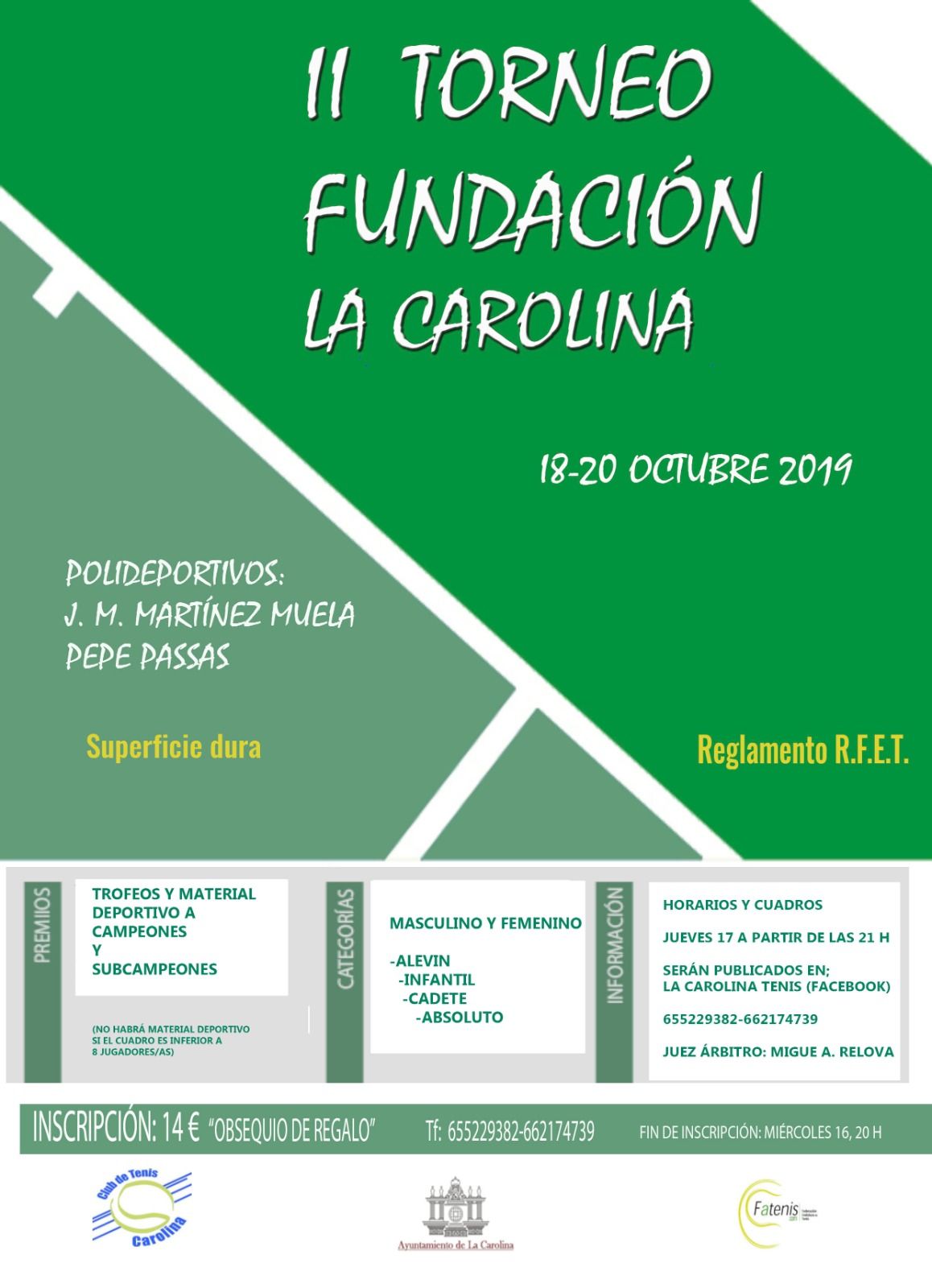 CARTEL II TORNEO FUNDACION LA CAROLINA