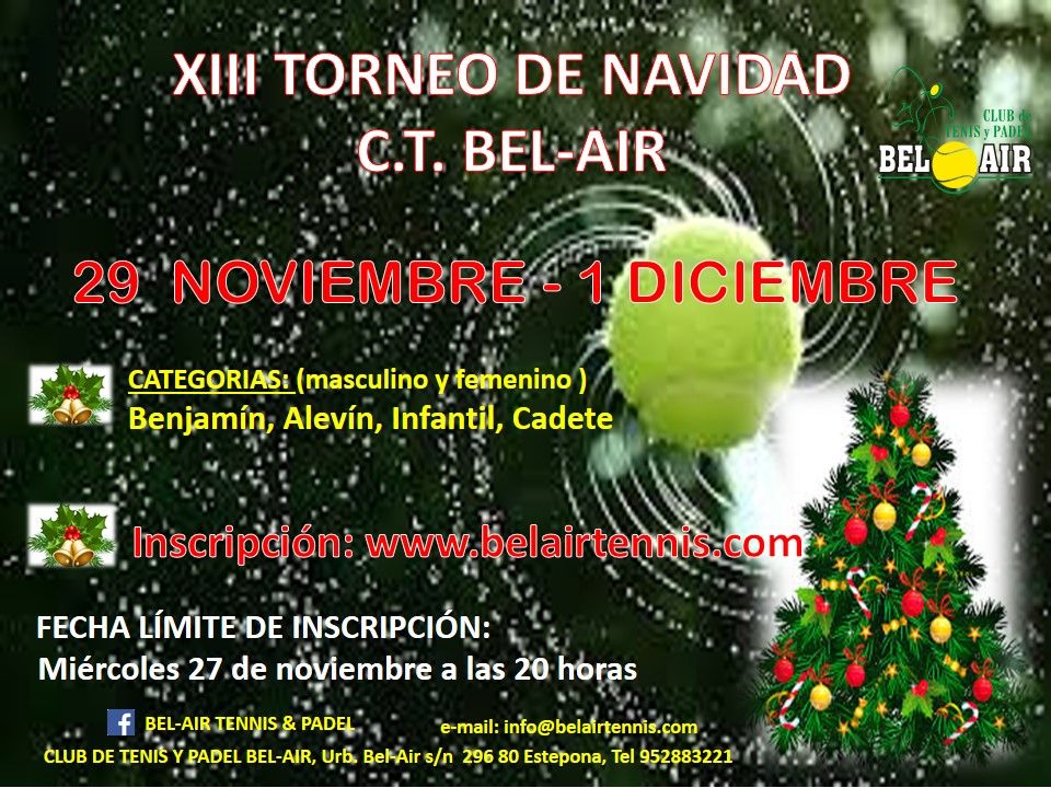 poster torneo navidad 2019