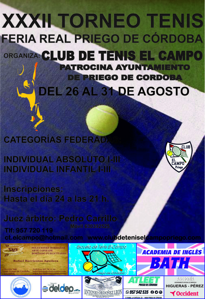 XXXII Torneo de Tenis Feria Real Priego de Córdoba